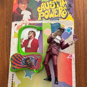 Austin Powers Style Collectible Action Figure - Maroon Outfit
